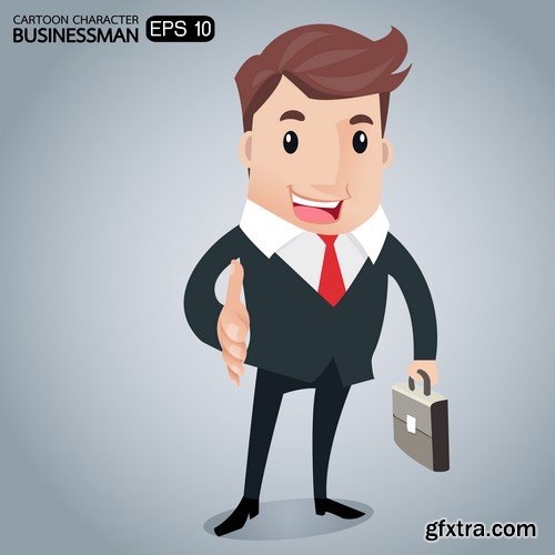 Businessman Set 3 - 16xEPS Vector Stock