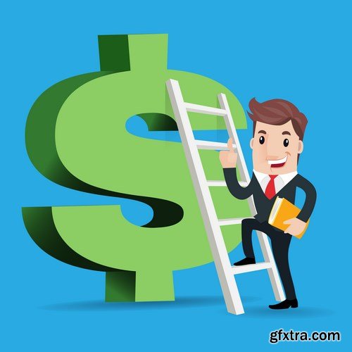 Businessman Set 3 - 16xEPS Vector Stock