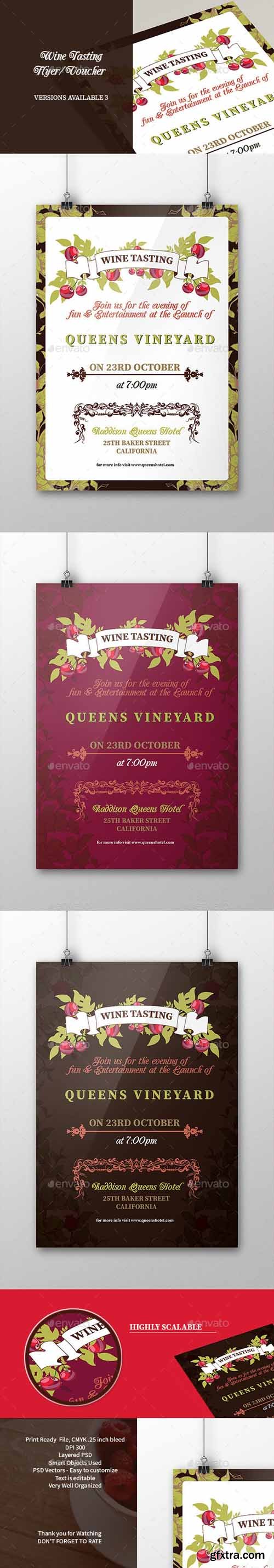 GR - Wine Tasting Flyer/Poster 12342130