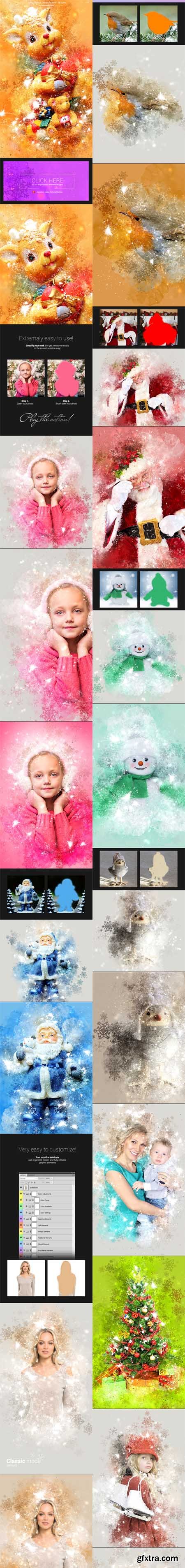 GraphicRiver - Celebratum - Christmas Photoshop Action 18766183