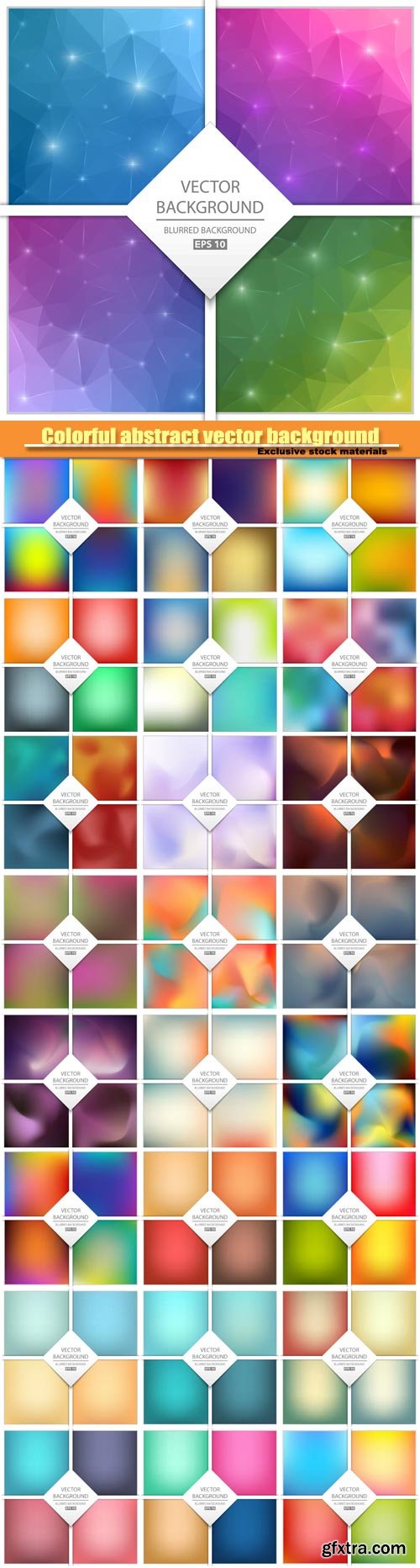 Colorful abstract vector background, art illustration template design