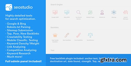 CodeCanyon - SEO Studio v1.0 - Professional Tools for SEO - 17022701