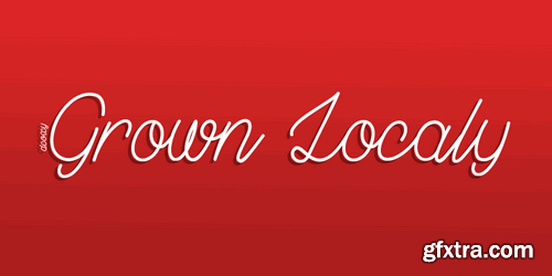 Grown Localy Font