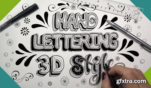 Hand Lettering 3D Style