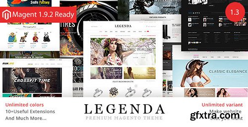 ThemeForest - Legenda v1.3.1 - Fluid Responsive Magento Theme - 8193124