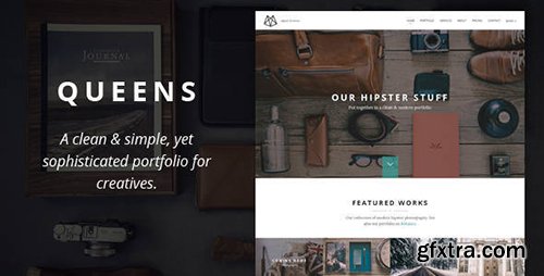 ThemeForest - Queens v1.0 - Creative One-page Drupal Theme - 11022054