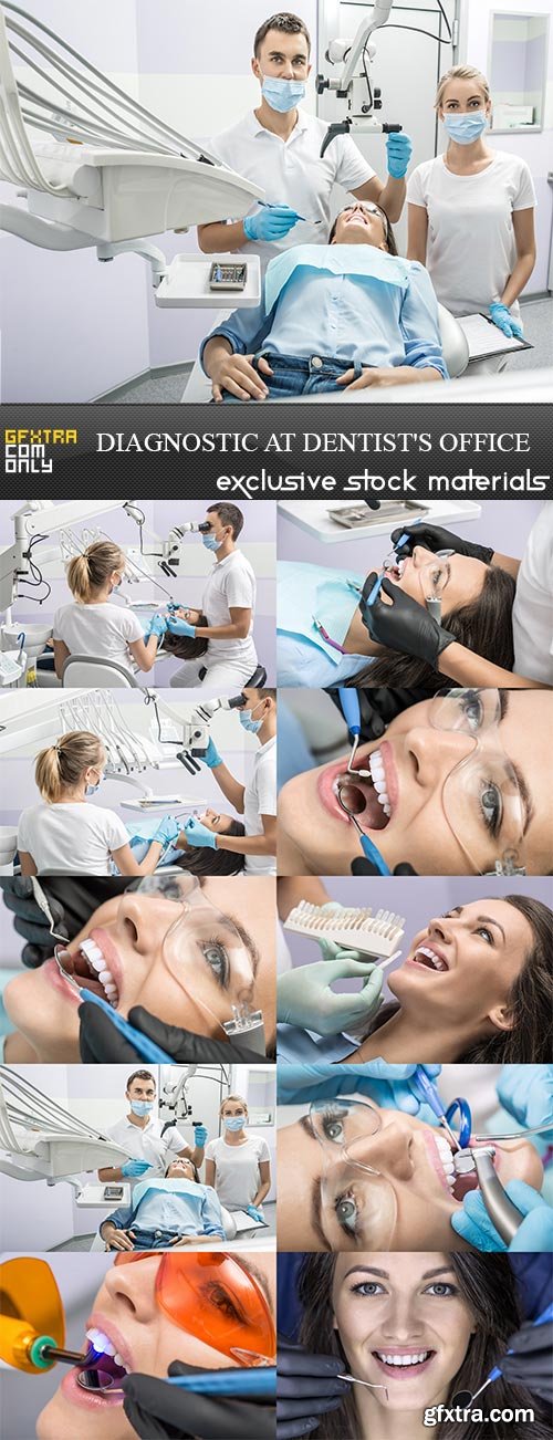 Diagnostic at dentist's office, 10 x UHQ JPEG