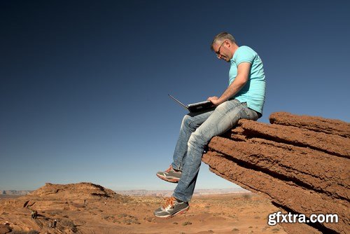 Rest and work in the Grand Canyon - 18xUHQ JPEG Photo Stock