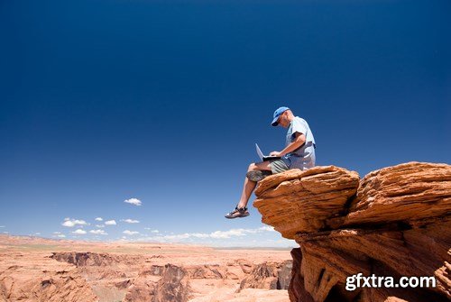 Rest and work in the Grand Canyon - 18xUHQ JPEG Photo Stock