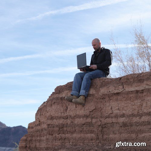 Rest and work in the Grand Canyon - 18xUHQ JPEG Photo Stock