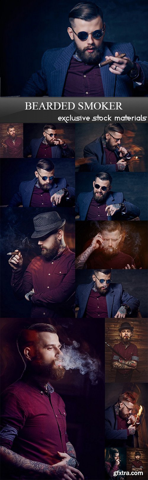 Bearded smoker - 14 UHQ JPEG