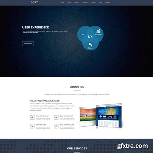 DOFT - One Page Portfolio Bootstrap Template