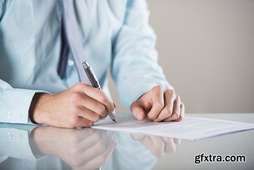 Business contract - 18xUHQ JPEG Photo Stock