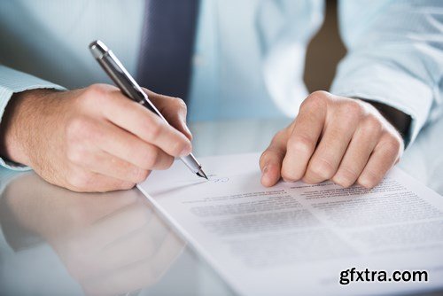 Business contract - 18xUHQ JPEG Photo Stock