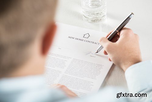 Business contract - 18xUHQ JPEG Photo Stock