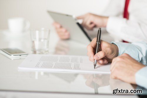 Business contract - 18xUHQ JPEG Photo Stock