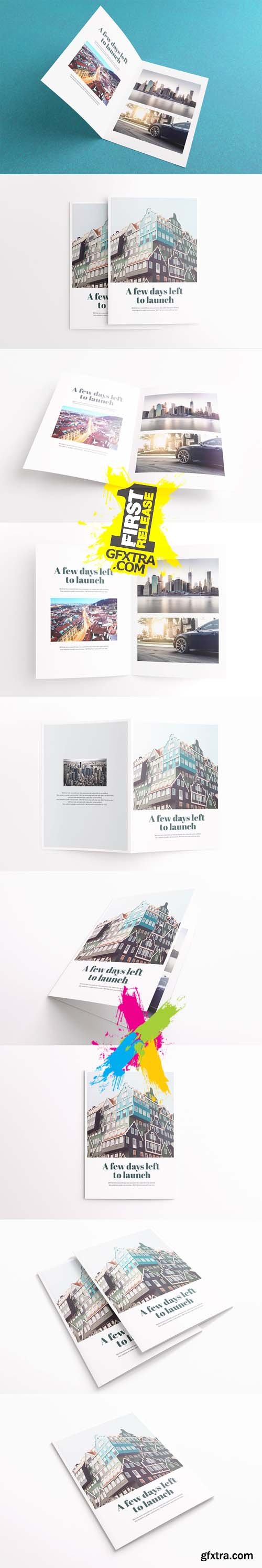 GR - Bi-Fold Brochure / Flyer Mockups 18194872