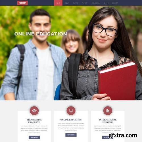 Dream University – HTML Template