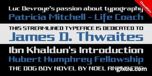 Thwaites Font