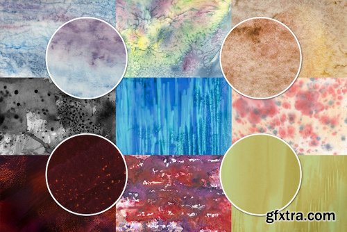 CreativeMarket Watercolor Wash Bundle Volume 1 937439