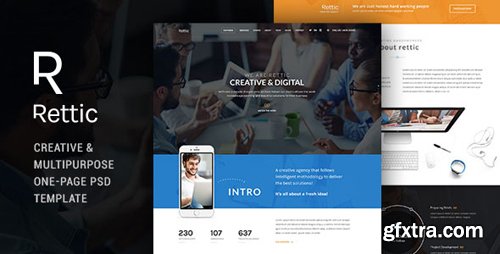 ThemeForest - Rettic - Multipurpose PSD Template 13469271