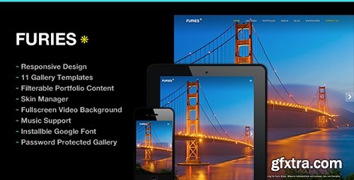 ThemeForest - Furies v2.1 - Transparent Portfolio Photography Theme - 4693438