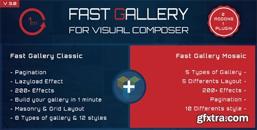 CodeCanyon - Fast Gallery for Visual Composer Wordpress Plugin v3.0 - 9526045