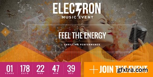 ThemeForest - Electron v1.2 - Event Concert & Conference Theme - 14865695