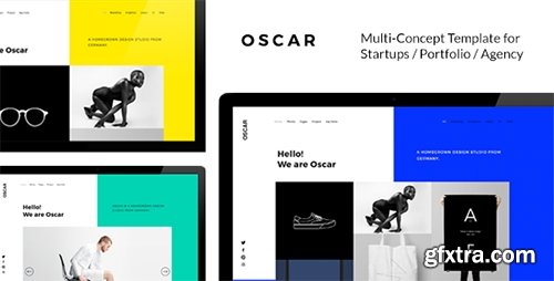 ThemeForest - OSCAR v1.0 - Fresh Multi Concept Template for Startups / Portfolio / Agency / Modern Business Websites - 18240426