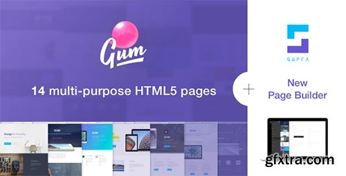 ThemeForest - Gum v1.2.1 - Landing Page Set with Page Builder - 17662160