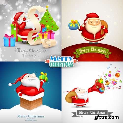 New Year 2017 & Christmas Design 8 - 21xEPS Vector Stock