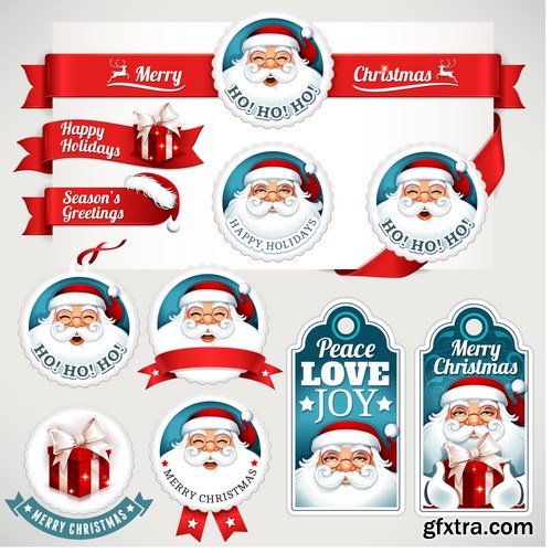 New Year 2017 & Christmas Design 9 - 20xEPS Vector Stock