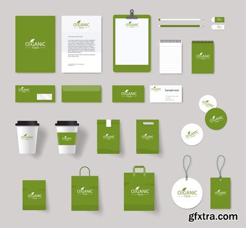 Corporate Branded Design of Food 2 - 16xEPS