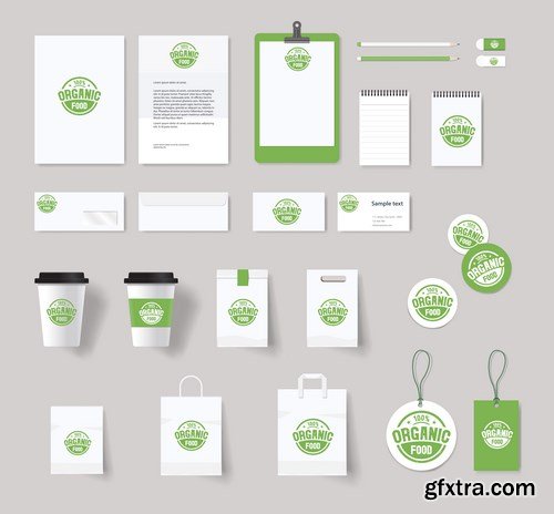 Corporate Branded Design of Food 2 - 16xEPS