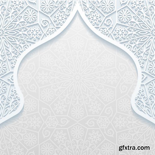 Arabic decoration, ornamen and design - 16xEPS