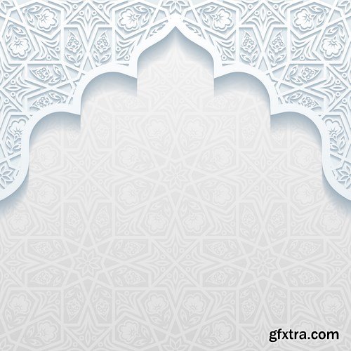 Arabic decoration, ornamen and design - 16xEPS