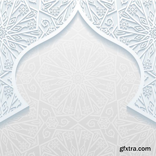 Arabic decoration, ornamen and design - 16xEPS