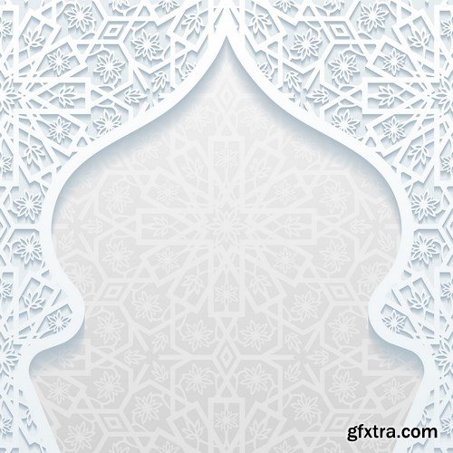 Arabic decoration, ornamen and design - 16xEPS