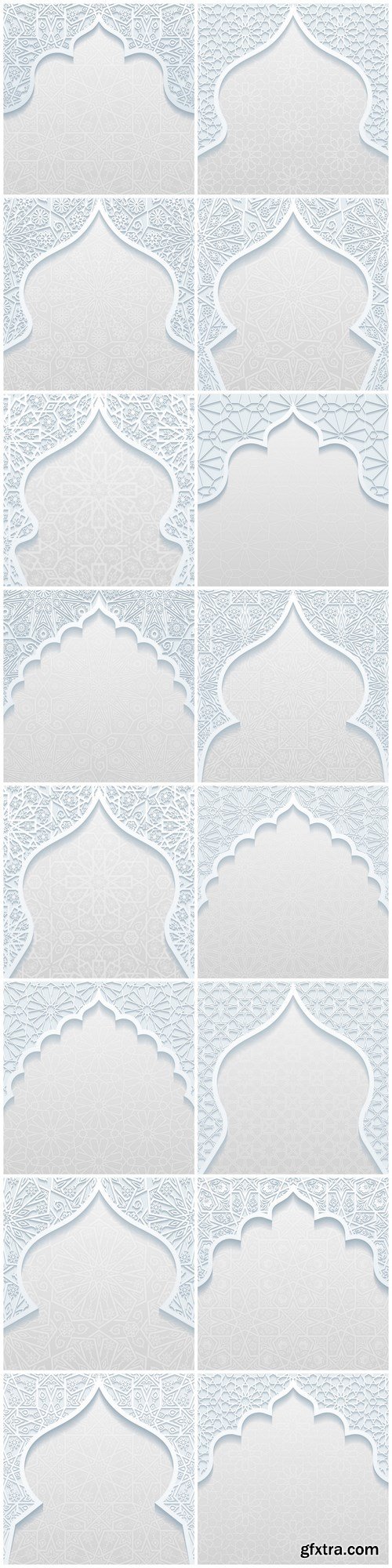 Arabic decoration, ornamen and design - 16xEPS