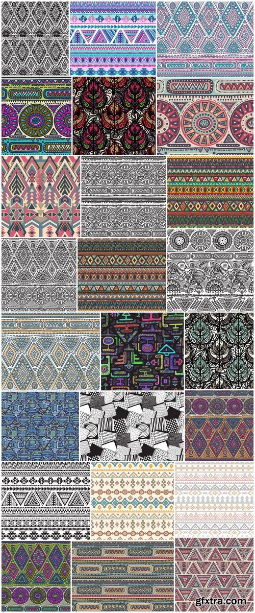 Tribal & Ethnic Ornaments 5 - 24xEPS