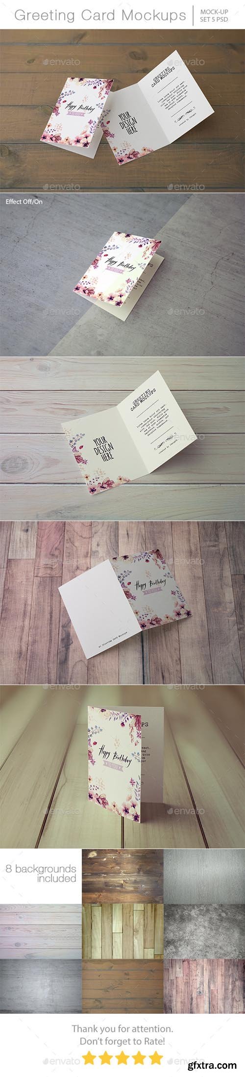 GR - Invitation & Greeting Card Mockups 13570172