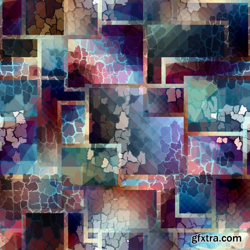 Collection pattern wallpaper sample calligraphic drawing frame vector image 7-25 EPS