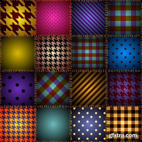 Collection pattern wallpaper sample calligraphic drawing frame vector image 7-25 EPS