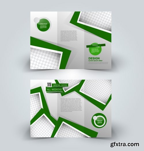 Collection book cover journal notebook flyer card business card banner vector image 30-25 EPS