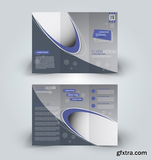 Collection book cover journal notebook flyer card business card banner vector image 30-25 EPS