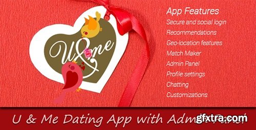 CodeCanyon - You and Me Dating App with Admin Panel v1.0 - 12208618