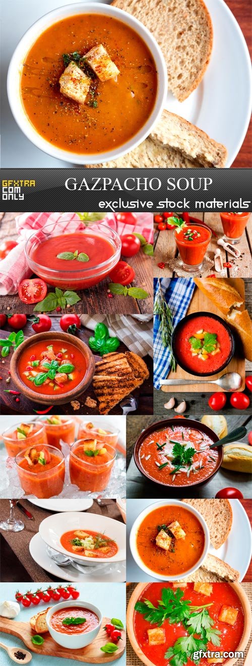 Gazpacho Soup - 10 x JPEGs