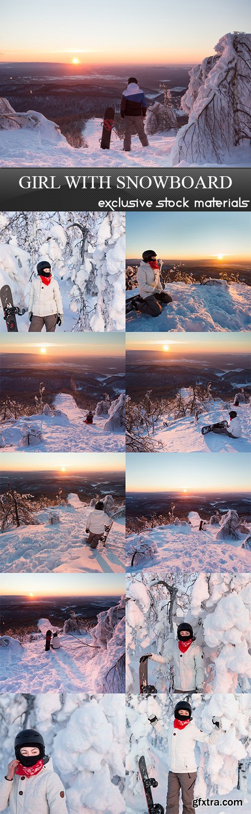 Girl with snowboard - 11 UHQ JPEG