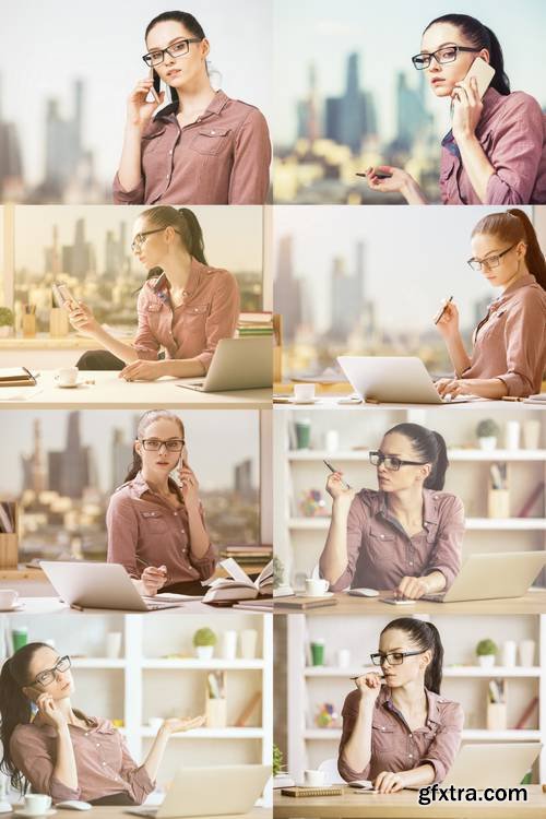 Young Girl at Workplace