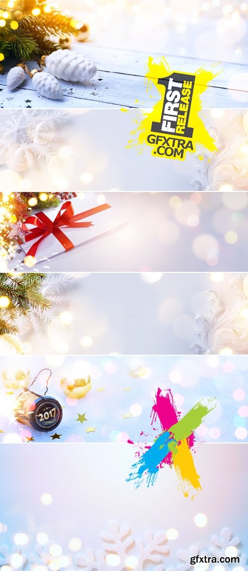 Stock Photo - Art White Christmas Backgrounds